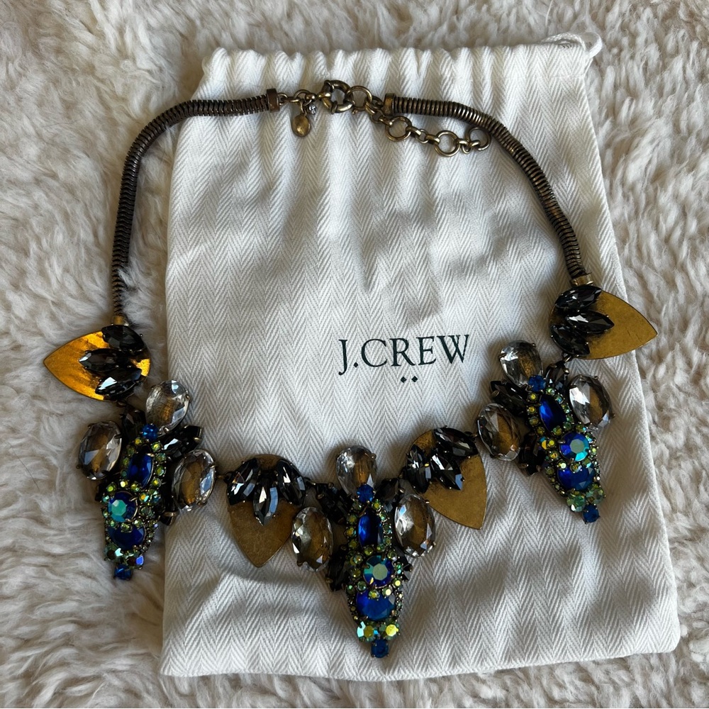 J.Crew Chunky Statement Necklace Retro With Dustbag
